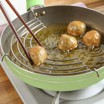 3 pezzi scolapiatti semicircolare in acciaio inox da cucina per verdure al vapore, dimensioni:, 24cm, 26cm, 30cm