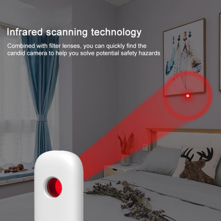 Rilevatore di segnale wireless a infrarossi T6 Rilevatore di scansione palmare multifunzione Rilevatore di scansione anti-monitoraggio Anti-candido Anti-tracciamento