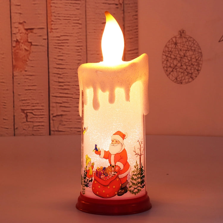 Luce notturna LED decorazione natalizia a fiamma simulata