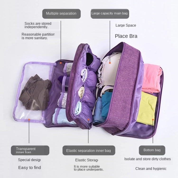 Organizzatore per biancheria intima in stoffa 25x20x15 cm