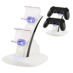 IPLAY LED Micro Dual Controller Supporto Caricabatterie 2 LED Micro USB Maniglia Caricabatterie per dock station a ricarica rapida per controller PS4, For Xbox One Controller