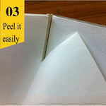 Carta da pittura su tela A3 per pittura a olio e acrilico