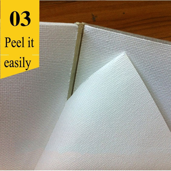 Carta da pittura su tela A3 per pittura a olio e acrilico