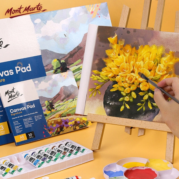 Carta da pittura su tela A3 per pittura a olio e acrilico
