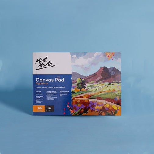 Carta da pittura su tela A3 per pittura a olio e acrilico