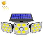 Lampada da parete solare 3 teste con sensore movimento