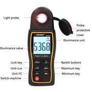 SNDWAY SW582 Misuratore di illuminazione digitale portatile Misuratore di luce digitale ad alta precisione, SW582