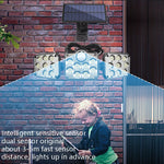Lampada da parete solare girevole a 3 teste IP65