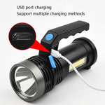 TG-TZ01601 Luci di ricerca per esterni Lampada portatile ricaricabile a luce forte per uso domestico