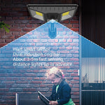 Lampada da parete LED solare impermeabile con telecomando