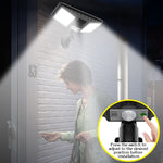 Lampada da parete LED solare impermeabile con telecomando