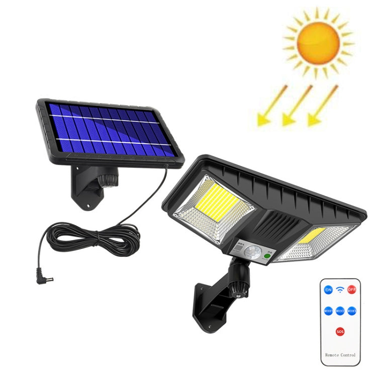 Lampada da parete LED solare impermeabile con telecomando