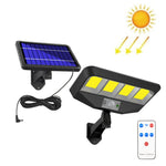 Lampada da parete LED solare impermeabile con telecomando