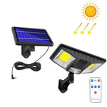 Lampada da parete LED solare impermeabile con telecomando