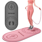 Tappetino per saltare fonoassorbente e ammortizzante in TPE da 8 mm, Fitness Mat Grey, Fitness Mat Pink