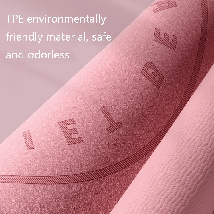 Tappetino per saltare fonoassorbente e ammortizzante in TPE da 8 mm, Fitness Mat Grey, Fitness Mat Pink