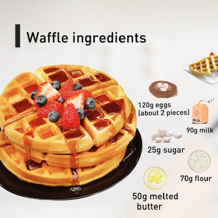 1000W Waffle Maker Breakfast Pane Maker Sandwich Maker Teglia da forno elettrica regolabile in temperatura, 1000W Waffle Maker(EU Plug), 1000W Waffle Maker(UK Plug), 1000W Waffle Maker(AU Plug)