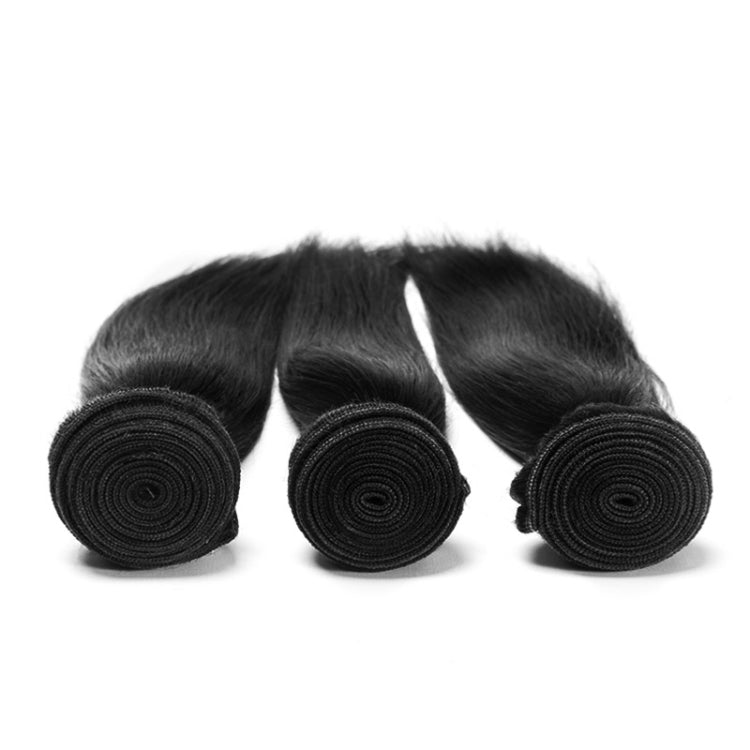 Parrucca per capelli lisci in fibra chimica da 3 pezzi da donna