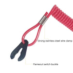 2 pezzi Corda di emergenza per interruttore esterno di emergenza per barca a motore con interruttore di sicurezza per nave universale, Out-Of-Fire Switch Safety Rope