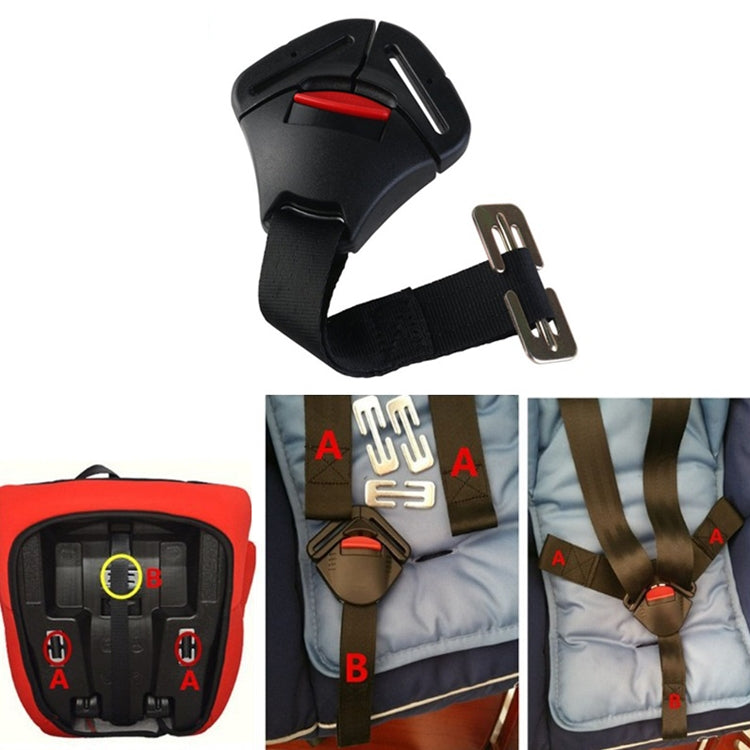 CA-00200 Accessori per seggiolini di sicurezza per bambini per auto universali Rivestiti a scatto a cinque punti standard con fibbia di bloccaggio Interfaccia ISOFIX, Style 1
