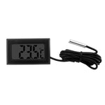 Termometro digitale per acquario da 2 pezzi Termometro di misurazione elettronico con sonda impermeabile, lunghezza della linea:, 1m (Black), 1m (White), 2m (Black), 2m (White), 5m (Black), 5m (White)