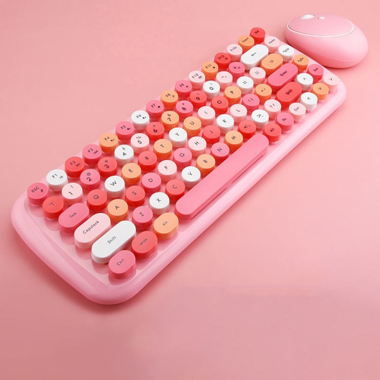 MOFii Candy Punk Keycap Set tastiera e mouse wireless a colori misti