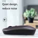 M030 4 Tasti 1600DPI Laptop Office Mute Mouse, Stile:, Wireless (Ink Green), Wireless (Blue), Wireless (Pink), Wireless (Gray), Wireless (White), Wireless (Black), Bluetooth (Ink Green), Bluetooth (Blue), Bluetooth (Pink), Bluetooth (Gray)             ...