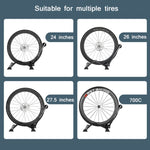 WEST BIKING Espositore portatile per parcheggio per biciclette, WEST BIKING Bicycle Display Stand