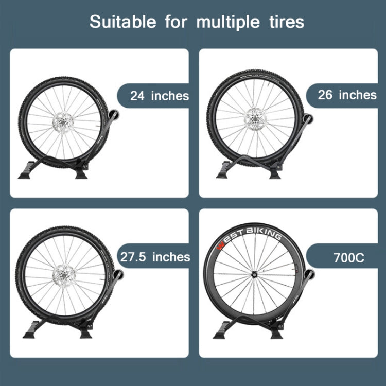 WEST BIKING Espositore portatile per parcheggio per biciclette, WEST BIKING Bicycle Display Stand