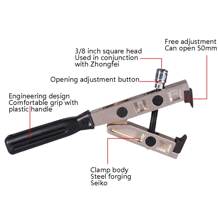 HP031 Potente strumento per la rimozione del coperchio antipolvere della gabbia a sfera, Cage Clamp Pliers