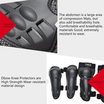 GHOST RACING Equipaggiamento protettivo per moto Sicurezza per bambini Gilet sportivo + Ginocchiere + Gomitiere Tuta protettiva