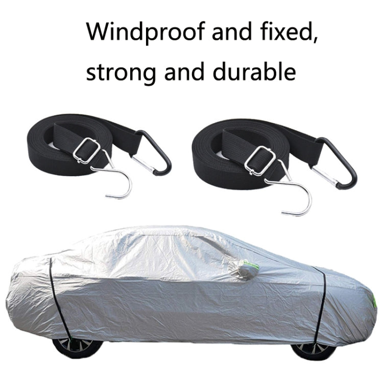Giacca per auto Cintura antivento Indumento esterno Corda di fissaggio Anti-Forte Vento Ispessimento Cintura fissa per auto fissa regolabile, 2 PCS / Set