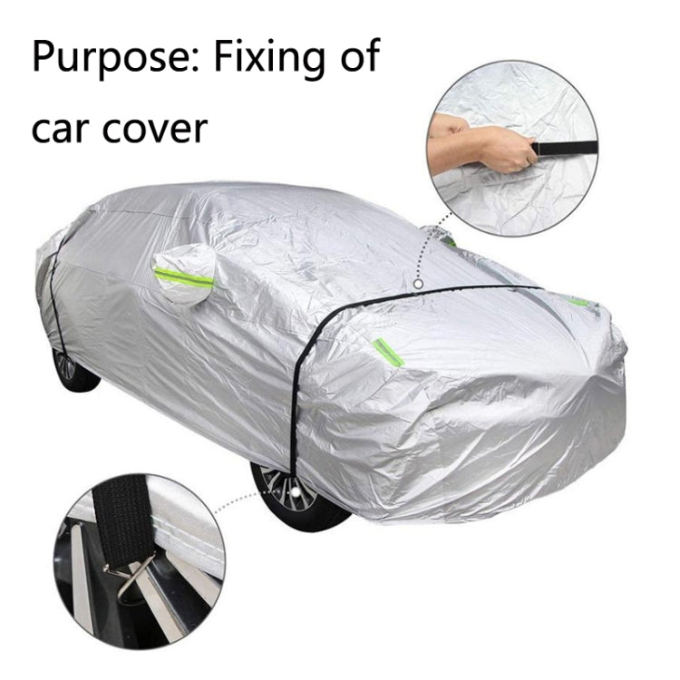 Giacca per auto Cintura antivento Indumento esterno Corda di fissaggio Anti-Forte Vento Ispessimento Cintura fissa per auto fissa regolabile, 2 PCS / Set