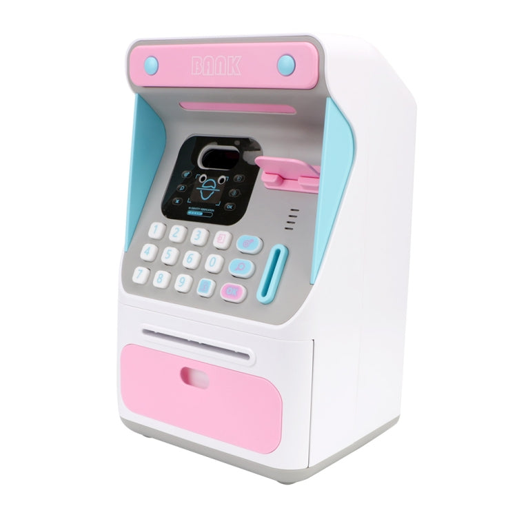 8010 Riconoscimento Facciale Simulato Bancomat Salvadanaio Salvadanaio Automatico Salvadanaio Sicuro Salvadanaio,Stile:, Pink, Blue, Rechargeable Version Pink, Rechargeable Version Blue