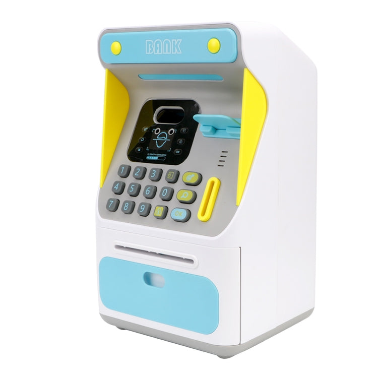 8010 Riconoscimento Facciale Simulato Bancomat Salvadanaio Salvadanaio Automatico Salvadanaio Sicuro Salvadanaio,Stile:, Pink, Blue, Rechargeable Version Pink, Rechargeable Version Blue