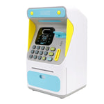 8010 Riconoscimento Facciale Simulato Bancomat Salvadanaio Salvadanaio Automatico Salvadanaio Sicuro Salvadanaio,Stile:, Pink, Blue, Rechargeable Version Pink, Rechargeable Version Blue