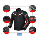 Giacca moto Ghost Racing GR-Y07 panno 600D Oxford