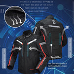 Giacca moto Ghost Racing GR-Y07 panno 600D Oxford