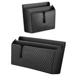2 PCS DM-020 Custodia per cellulare adesiva per auto in fibra di carbonio, Small, Large