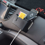 2 PCS DM-020 Custodia per cellulare adesiva per auto in fibra di carbonio, Small, Large