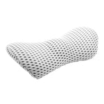 Forniture per auto Supporto lombare Memory Foam Schienale per auto Cuscino lombare Cuscino del sedile Cuscino lombare, 4D Grid Blue, 4D Grid Light Gray, 4D Grid Dark Gray, 4D Grid Black, Deep Gray+Light Gray, Blue+Light Gray, Green+Light Gray          ...
