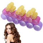 12 pezzi/set di ferro arricciacapelli autoadesivo per capelli, soffice strumento per parrucchieri, colore casuale, 63x44mm, 63x32mm, 63x40mm, 63x24mm, 63x36mm, 63x48mm, 63x28mm
