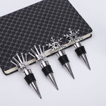 10 tappi per champagne in sughero per vino rosso sigillati per mantenere la freschezza, Champagne Stopper(Snowflake), Champagne Stopper(Crown)