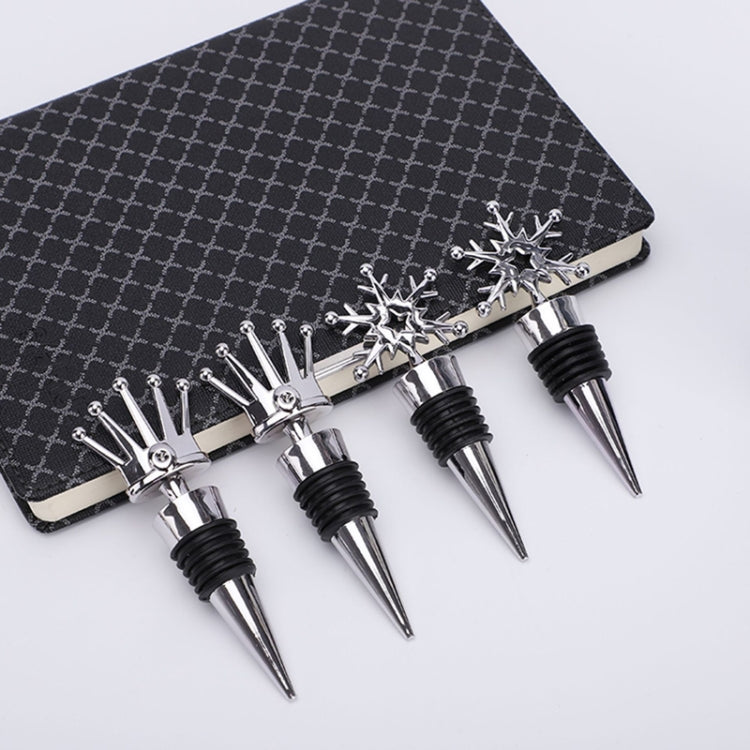 10 tappi per champagne in sughero per vino rosso sigillati per mantenere la freschezza, Champagne Stopper(Snowflake), Champagne Stopper(Crown)