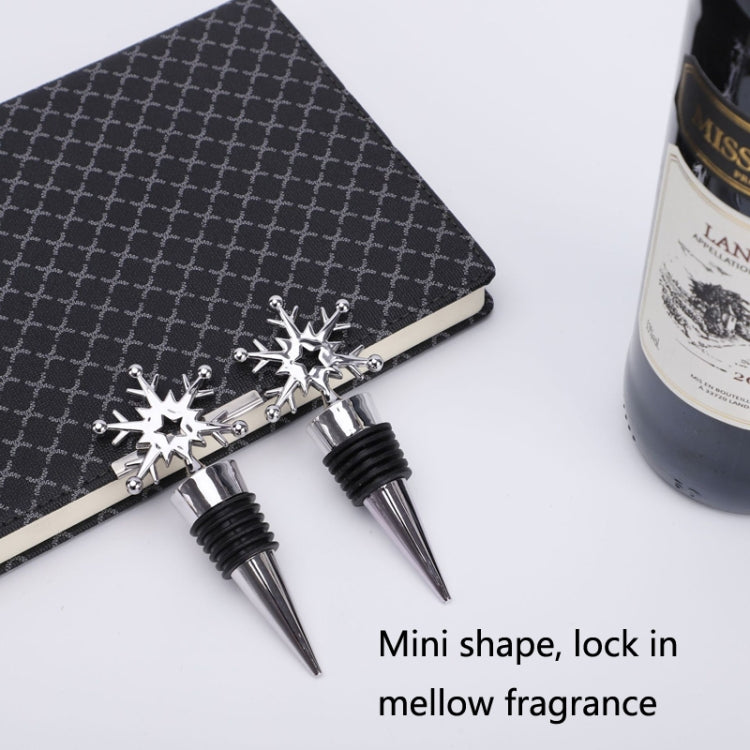 10 tappi per champagne in sughero per vino rosso sigillati per mantenere la freschezza, Champagne Stopper(Snowflake), Champagne Stopper(Crown)