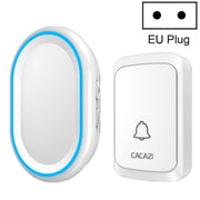 CACAZI A80 1 Per 1 campanello musicale wireless senza batteria, US Plug, EU Plug, UK Plug