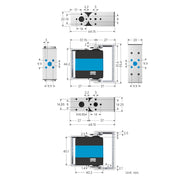 Waveshare 24703 Voltaggio ad ampio intervallo da 25 kg.cm ST3020 Bus seriale Aervo, 24703