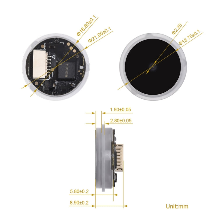 Modulo scanner codici 2D Waveshare 25515 con LED