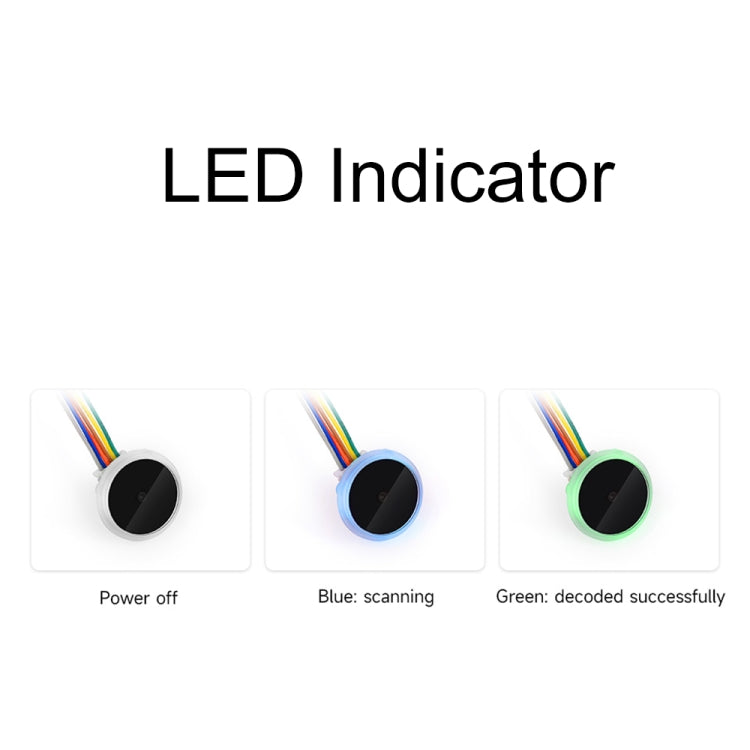 Modulo scanner codici 2D Waveshare 25515 con LED