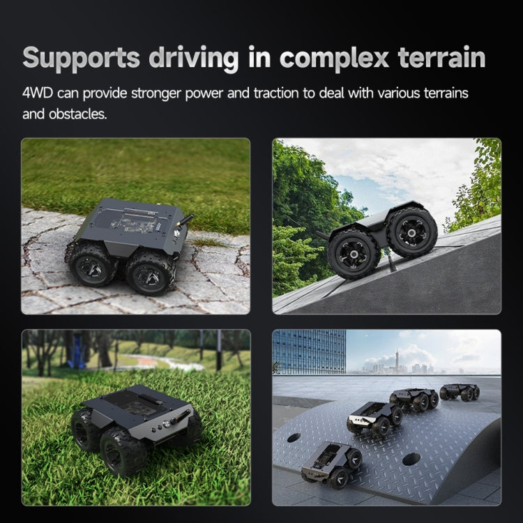 Waveshare WAVE ROVER Telaio robot mobile 4WD con ESP32
